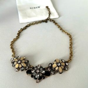 J CREW stunning rhinestone statement necklace. Ideal 4 pairing with sweaters